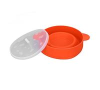 Microwave Popcorn Popper, Foldable Silicone, 10.2 x 5.5in, Green - Free Food Grade Silicone, High Low Temperature, Easy DIY Snack Maker (Orange)