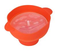 Microwave Popcorn Popper, Popcorn Buckets Reusable Silicone Popcorn Popper Microwave Red Silicone Microwave Popcorn Bucket with Handle Lid for Oven and Microwave Use