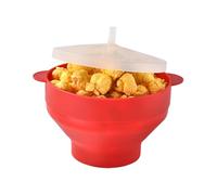 Microwave popcornPopper - Heat Resistant Microwave popcornMaker, Handy Silicone popcornBowl With Cover | Kitchen Restaurant popcornPopper For Quick Snack Preparation Movie Nights Family Fun