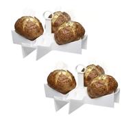 Microwave Potato Baker Rack 2PCS, BPA Free Potato Holder Stand, Jacket Spuds Baking Cooker, Kitchen Potato Holder Tool