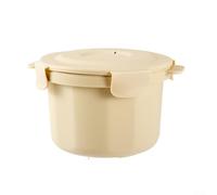 Microwave Rice Cooker Steamer with Advanced Steam Circulation System to Prevent Boiling Over and Sticking, Suitable for Rice, Pasta, and Vegetable Cooking