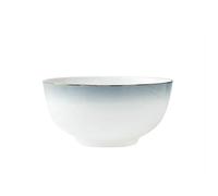 Microwave-Safe Chinese Ceic Dinnerware Set - 9-inch Round Glaze Plates & 8-inch Soup Bowls with Ele d and Gradient Gray h