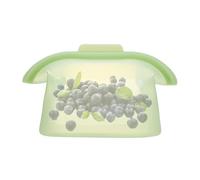 Microwave Safe Reusable Food Bag, Silicone Freezer Container with Leak Resistant Airtight Closure Easy Clean Style, Salad Fruit Cheese Breastmilk Applesauce for Meal Prep Kitchen for Organized Life