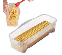Microwave Spaghetti Cooker - Heat Resistant Transparent Bowl, Fridge Storage Container for Fruits, Noodle Organizer, Lettuce Vegetables | Ideal for Cooking Pasta and Storage