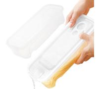 Microwave Spaghetti Maker - 2 Piece Pasta Maker with Strainer Lid | Portion Control Tool | Kitchen Steamer for Fruits and Vegetables and Refrigerator Storage