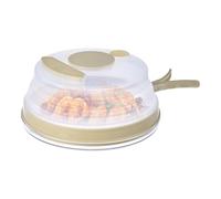 Microwave Splash Guard Cover - Foldable Protector | Plate Lid Vented Soup Sauces, Vegetables, Fruits, Milk Snacks, Leftover Kitchen Tool The Burea Aged Cooks