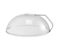 Microwave Splatter Cover for Food,Clear Microwave Splash Guard Cooker lid with Handle,BPA-Free,Soft Plastic