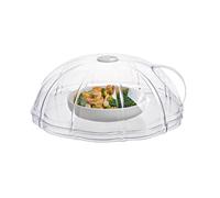 Microwave Splatter Cover for Food,Microwave Cover and Integrated Handle,Clear Microwave Splatter Cover,Kitchen Gadgets Accessories.(With Chassis)