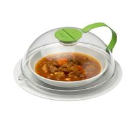 Microwave Splatter Cover - Reusable Guard With Handle | Heat-Resistant Bowl Lid | Office Lunch Reheating Shield For Soups Snacks Vegetables Fruits At Home Or Work, High Temperature Protector