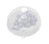 Microwave Splatter Guard Lid - Ventilated Cover Plates Bowls, Transparent Dome Oil Features | Food Protector Reheating Cooking, Storing Meals Kitchens Hotels, for Refrigerator Use Dining
