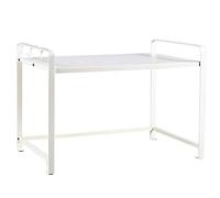 Microwave Stand - Corner Kitchen Storage Shelf, Pull Out Design, Space Maximizer for Small Areas, 57.4 x 38 x 39.4 cm