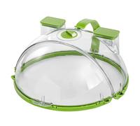 Microwave Steam Cover, Retractable Splatter Guard For Microwave - Water Injection Design For Lock, Heat-resistant Food Cover With Anti-scald Handle, Boxed