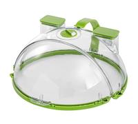 Microwave Steam Cover, Retractable Splatter Guard For Microwave - Water Injection Design For Lock, Heat-resistant Food Cover With Anti-scald Handle, Boxed #1