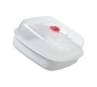 Microwave Steamer Box with Multi-Layer Design, Clear Lid, for Dumplings, Breakfast Microwave Steamer Container