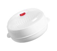 Microwave Steamer Box with Multi-Layer Design, Clear Lid, for Dumplings, Breakfast Microwave Steamer Container