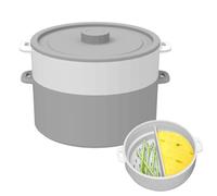 Microwave Steamer for Cooking,Double-Layer Non-Stick Folding | Microwave Oven Food Steamer With Lid,for Meal Preparation Storage Veggie Pasta Home Dorm Air Fryer Fridge