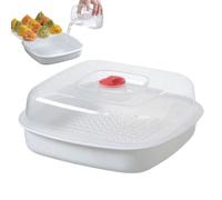 Microwave Steamer - Microwave Steamer With Lid & Tray | Large Capacity Microwaves Vegetable Steamers | Multiuse Meal Prep Tool For Veggies Buns Rice Stews Fish Dishes Dinner