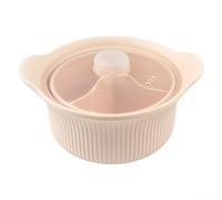 Microwave Steaming Pot Soup Pot Silicone with Lid, Efficient Cooking Solution for Steaming Vegetables, Dumplings, and Proteins (Green large boiler)