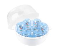 Microwave Sterilizer For Baby Bottles, Cleans Multiple Items At Once, Extended Handles For Easy Use, Ideal For Busy Parents