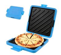 Microwave Toastie Maker Microwave Toastie Sandwich Maker and Grill Wireless Silicone Microwaveable Cookware Extra Crispy Toasties & Panini Maker - No Soggy Results - Compact & Dishwasher Safe (Blue)