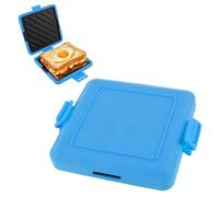 Microwave Toastie Sandwich Maker, Grilled Cheese Maker with Adjustable Silicone Straps, Nonstick Plate Sandwich Maker Heatwave Technology Sandwich Toaster for Cooking Delicious Crispy Sandwiches