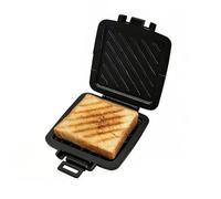 Microwave Toastie Sandwich Maker, Heat-Resistant Silicone Shell, Advanced HeatWave Technology, Non-Stick Coating, Easy to Clean, Makes Toast, Sandwiches, Paninis and Burgers, Black