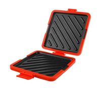 Microwave Toastie Sandwich Maker, Micro Munchy Maker, Microwavable Toastie Maker with Adjustable Silicone Straps, No Electricity, Wireless(Red)