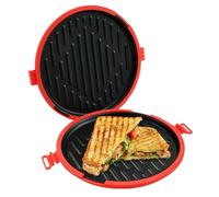 Microwave Toastie Sandwich Maker, Silicone Microwaveable Cookware Wireless Sandwich Makers, Extra Crispy Toasties & Panini Makers, Nonstick Plate Sandwichs Maker for Crunchy Sandwiches