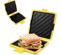 Microwave Toastie Sandwich Maker Silicone Microwaveable Cookware Wireless Toastie Maker Nonstick Plate Sandwich Maker Heatwave Technology Sandwich Toaster for Cooking Crispy Sandwiches