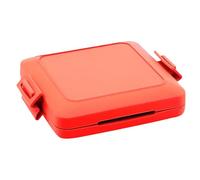 Microwave Toastie Sandwich Maker, Toastie Maker with Adjustable Silicone Straps, Microwave Split Design Toastie Maker for Toastie, Panini, Grilled Cheese & Grill Snacks