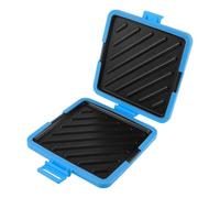 Microwave Toastie Sandwich Maker with Adjustable Silicone Straps Wireless Toastie Maker Nonstick Plate Sandwich Maker Heatwave Technology Sandwich Toaster for Cooking Delicious Crispy (Blue)