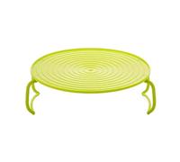 Microwave Tray Rack Folding Plastic Microwave Tray Stand Round Microwave Grill Rack Stand Microwave Accessories Cooling Rack Airfryer Rack Instant Pot Duo Air Fryer Shelf Green