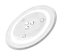 Microwave Turntable Glass Plate with 6 Fixers Compatible for Miele, Smeg, Bertazzoni, De Dietrich Microwaves (288mm Diameter) - Rotating Glass Tray by Reliapart