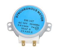 Microwave Turntable Motor Replacement, Stable SM 16T AC30V Microwave Oven Synchronous Motor for Kitchen (Glass Disc Motor)