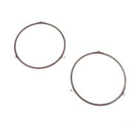 Microwave Turntable Ring 17.8cm 2-Pack Plastic Plastic Microwave Roller Ring 17.8cm Kitchen Appliance Turntable Support 17.8cm 2pcs 17.8cm Diameter Microwave Rotating Ring 14mm Wheels Smooth Rolling