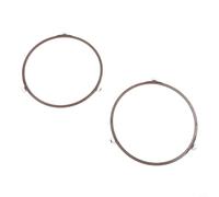 Microwave Turntable Ring 17.8cm Roller with 14mm Wheels 2 Pcs