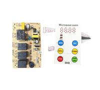 Microwave Universals Computer Control Board Thin Button Replacement Circuit Board with Enhanced Stability Enduring Microwave Oven Computer Repair Motherboard