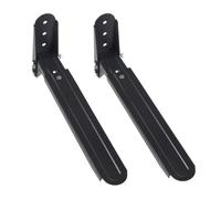 Microwave Wall Mount Holder Set Universal Brackets Extendable Accessories Black