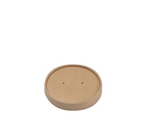 Microwaveable 450ml Souper Kraft Lid 45cl (1 x 500)