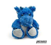 Warmies Blue Dragon Weighted Teddy, Microwavable with French Lavender Scent, Ful