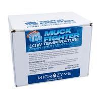 Microzyme Muck Fighter Low Temperature Pond Treatment Block | Lasts 30 Days | Natural Pond Bacteria & Sludge Decomposing Enzymes | Water Clearing Odor Eliminating Microbes (1-Pack)