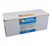 Microzyme Muck Fighter Pond Treatment Block | Lasts 30 days | Natural Pond Bacteria & Sludge Decomposing Enzymes | Water Clearing Odor Eliminating Microbes | Safe for Fish, Pets, & Recreation (2-pack)