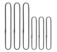 Mictop Universal Elastic Bands Replacement for Microphone Shock Mount Mic Holder Clamp Clip Anti-aging Rubber Rings, 6PCS (black)
