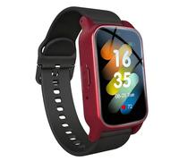 MICToy Senior Smart Watch with Fall Detection, Fall Alert Devices GPS Tracker, IP67 Waterproof, 5-15 Meters Positioning Accuracy for Patients and Elderly,Red