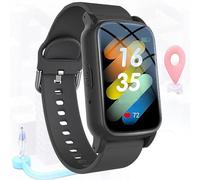 MICToy Senior Smart Watch with Fall Detection, Fall Alert Devices GPS Tracker, IP67 Waterproof, 5-15 Meters Positioning Accuracy for Patients and Elderly,Black