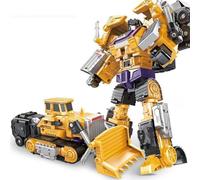 MICToy Transform Toy, Combined Robot Engineering Vehicle, Combined Hand Operated Children's Model, Suitable for Children and Adults Aged 12 and Above-Scraper truck