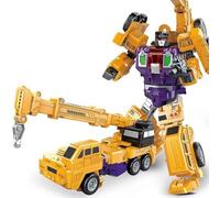 MICToy Transform Toy, Combined Robot Engineering Vehicle, Combined Hand Operated Children's Model, Suitable for Children and Adults Aged 12 and Above-Crane