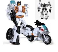 MICToy Transform Toys, Deformable Car Toy, Boy Gift Model, 5-in-1 Combination Deformation Robot 33cm, Suitable for Children and Adults Aged 12 and Above-Motorcycle