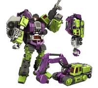 MICToy Transform Toys, Six In One Action Dolls, Combined Boys' Toys, Engineering Cars, Children's Robots, Children Aged 12 and Above, and Adults-E