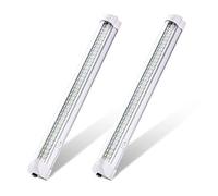 MICTUNING Interior Lights Lamp,Van Interior Lights Kits 12V Bright Interior Light Strip, 6000K 2200LM White 108 LEDs Bar Lamp Universal for Caravan Van Car Camper Home Kitchen Bathroom (2Pcs)